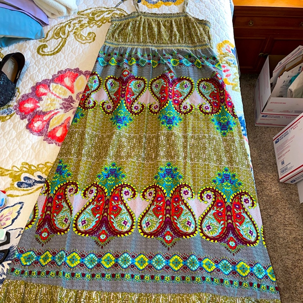 Women’s bohemian maxi dress